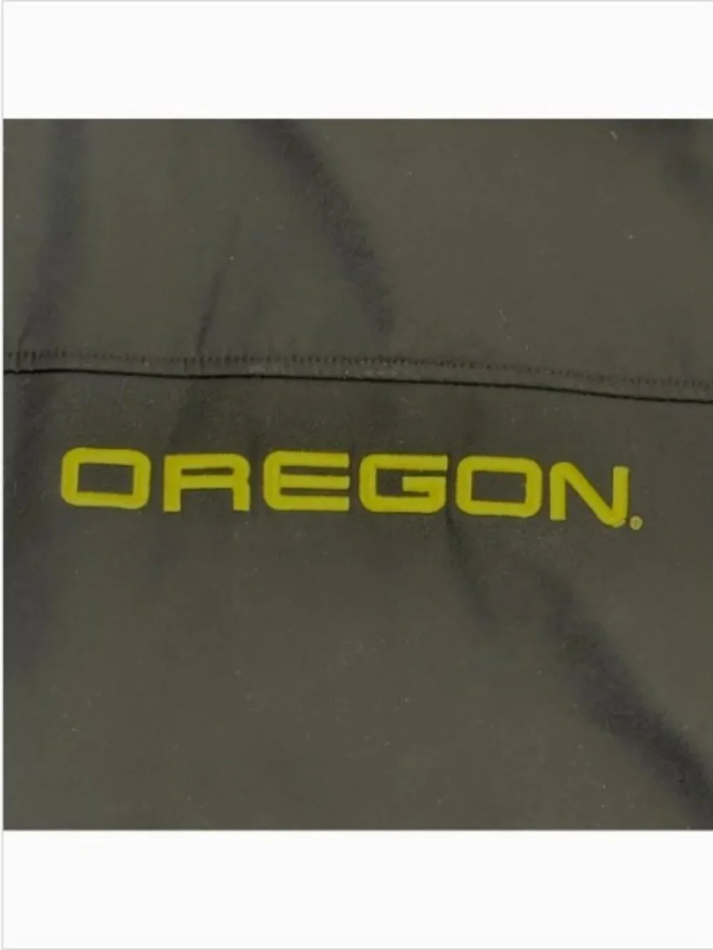 Columbia Oregon Ducks Ascender Softshell Jacket Black Men's XL Game Day
